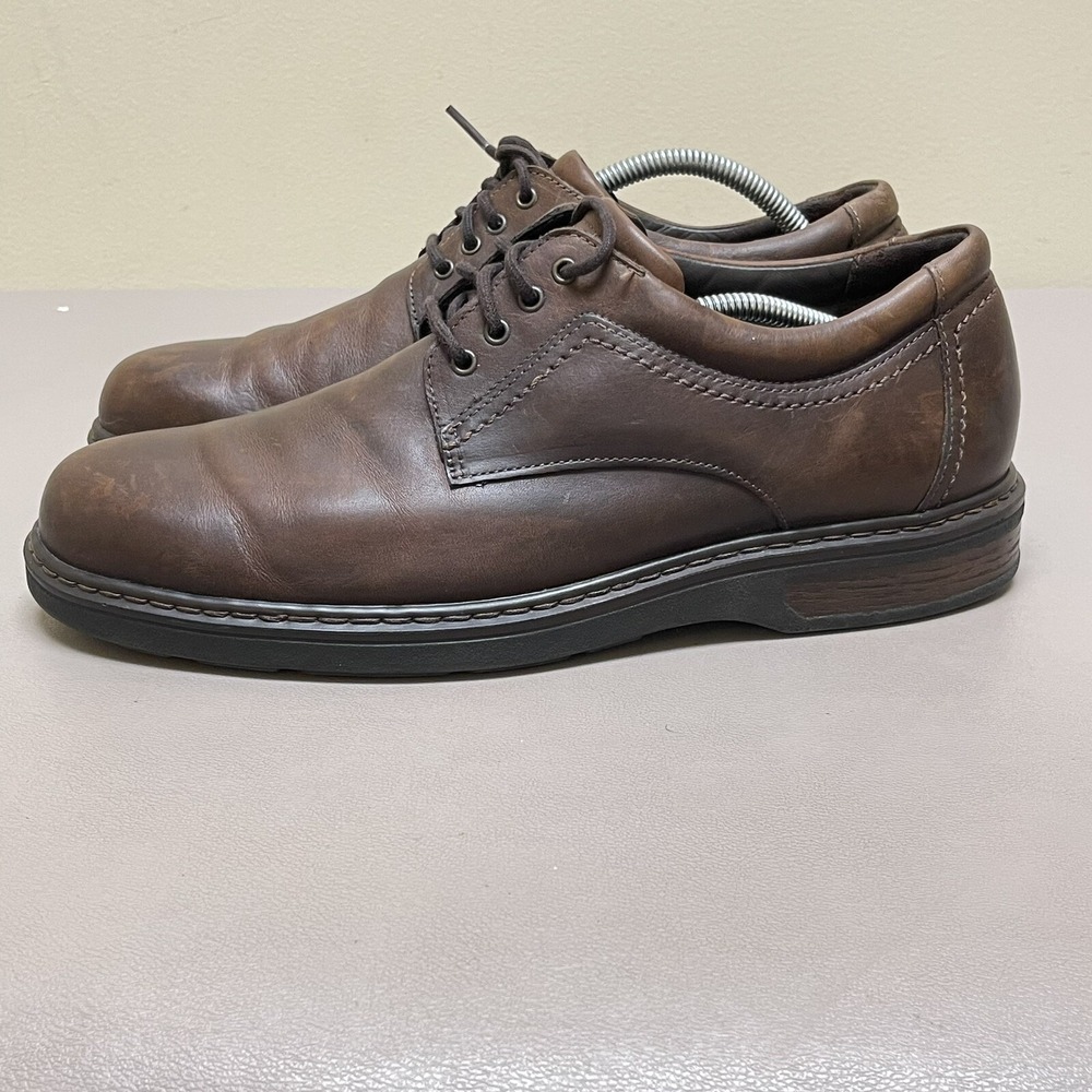 SAS Aden Oxford Men Size 9.5 M Brown Leather Casual Comfort Shoes Lace Up - Picture 2 of 13